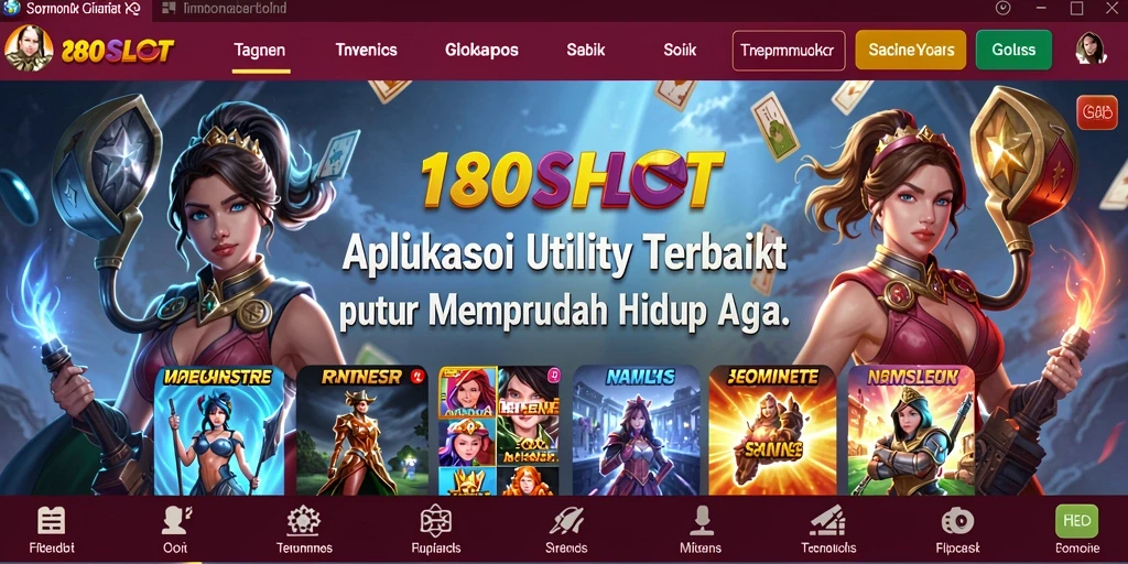 Tampilan utama screenshot 180SLOT yang menunjukkan fitur pengelolaan tugas.