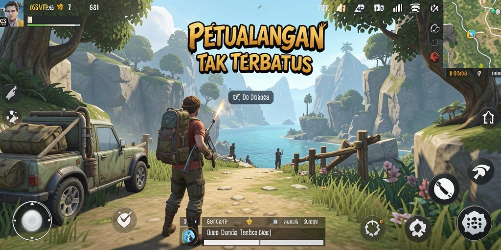 Menampilkan gameplay seru di dunia terbuka 6SVIP.