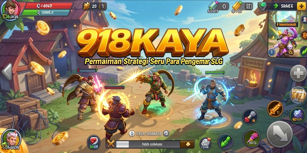 Tampilan gameplay menarik dari 918KAYA dalam aksi SLG.
