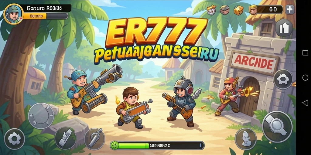 Tampilan utama gameplay ER777 yang mendebarkan dan penuh warna.