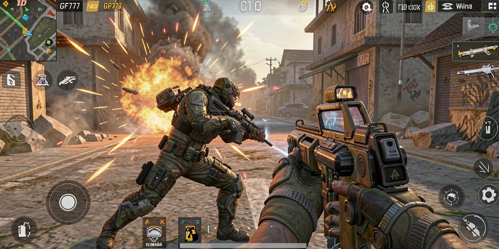 Tampilan gameplay menarik dari <strong>GF777</strong> dalam arena perang.