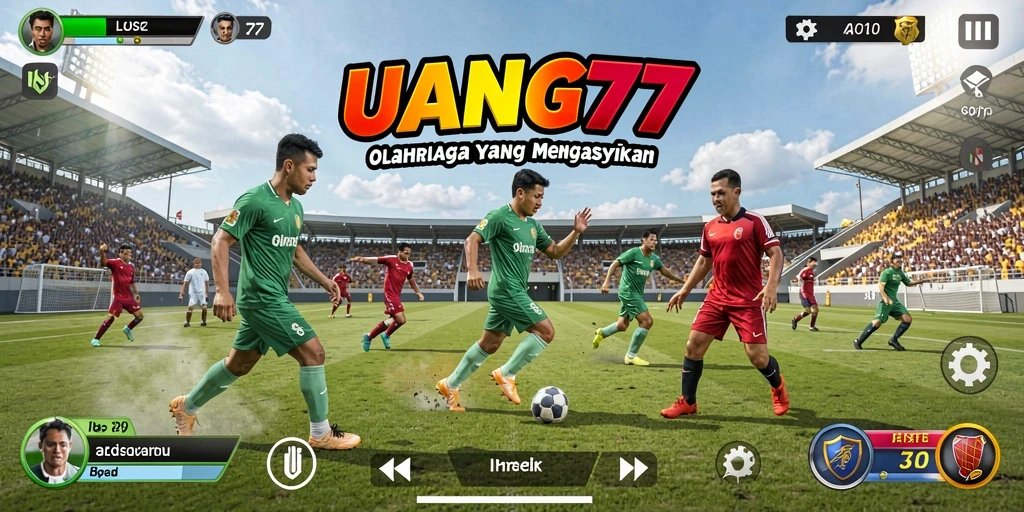 Tampilan gameplay UANG77 yang mendebarkan dan interaktif.